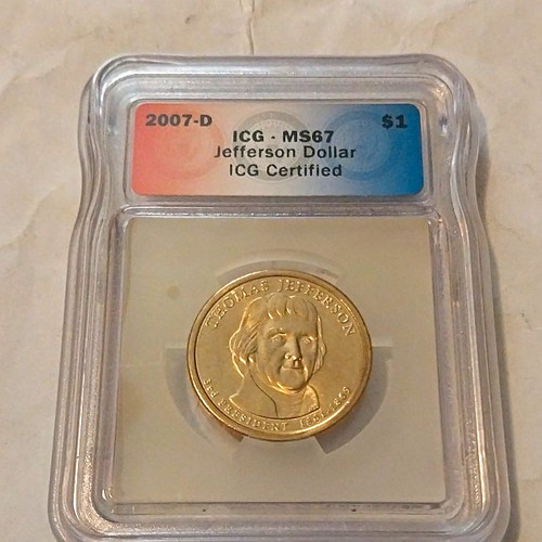 2007 thomas jefferson - 2007-d, $1